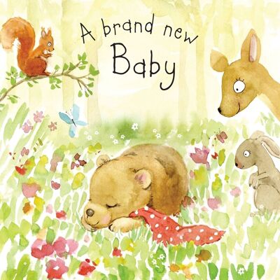 New Baby Card Bear Cub