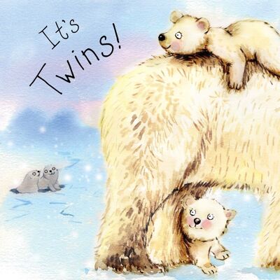 New Twins Card Polar Bears