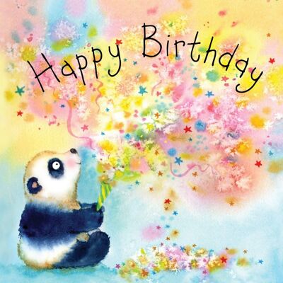 Panda Happy Birthday Card (p_fcvraujx6b)