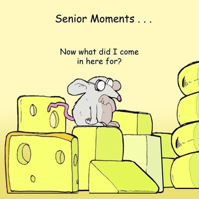 Senior Moments - Funny Card