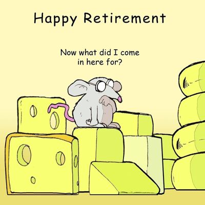 Senior Moments - Funny Retirement Card