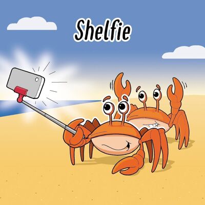 Shelfie - Tarjeta de Humor