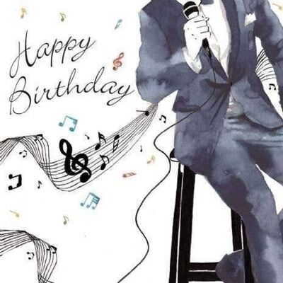 Singer - Birthday Card For Him