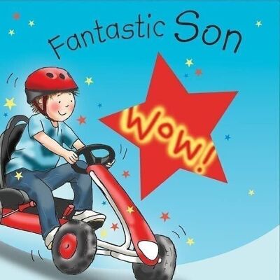 Son Birthday Card - Go Kart