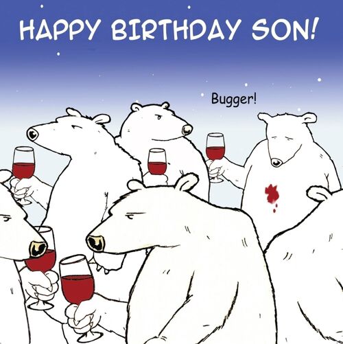 Son Funny Birthday Card