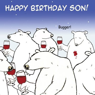 Son Funny Birthday Card