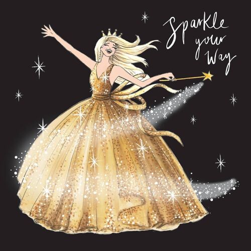 Sparkle Your Way - Motivational Card