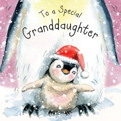 Special Granddaughter Merry Christmas Card