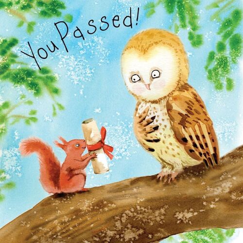 You Passed Your Exams Card