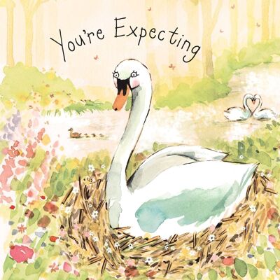You're Expecting Card Swan