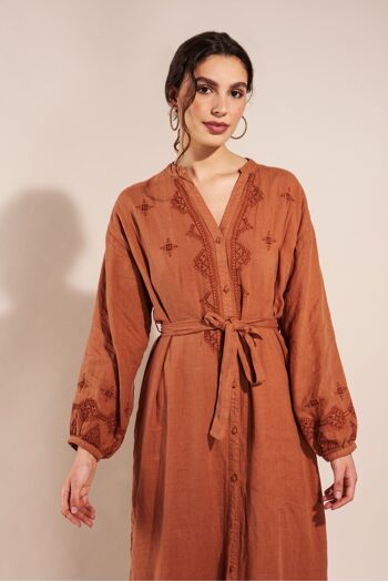 Robe Nelya Terracota 9