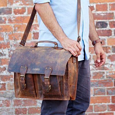 Buffalo Leather Briefcase