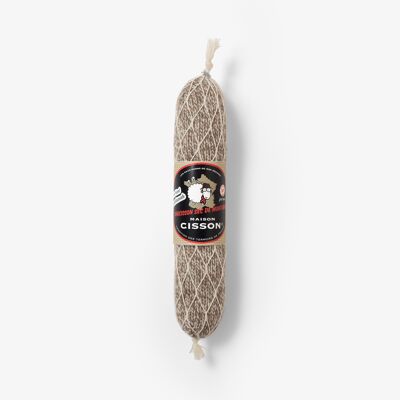 Le saucisson sec de montagne en tricot