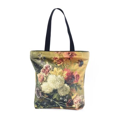 TOTE BAG JOHANNES VAN OS "STILL LIFE WITH FLOWERS"