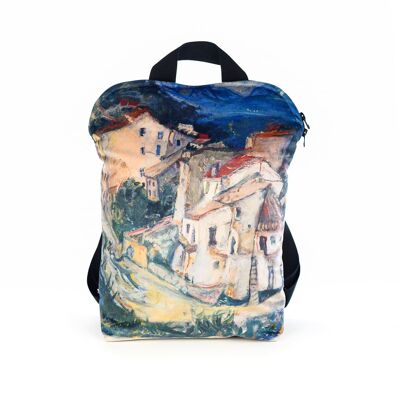 SAC A DOS MEDIUM CHAIM SOUTINE "VUE DE CAGNES" 31 x 38 cm