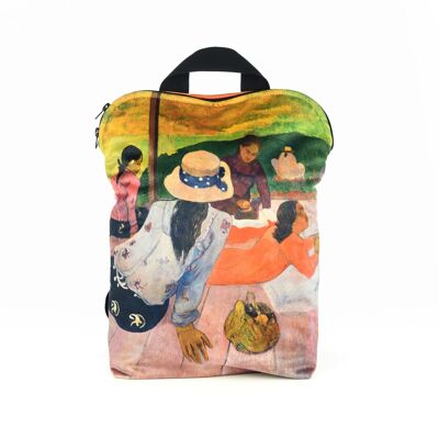 RUCKSACK MITTEL PAUL GAUGIN "DIE SIESTA" 31 x 38 cm