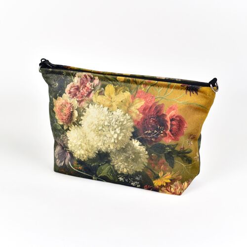 COSMETIC BAG JOHANNES VAN OS "STILL LIFE WITH FLOWERS"