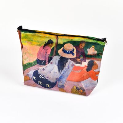 KOSMETIKTASCHE MITTEL PAUL GAUGIN "DIE SIESTA" 27 x 18 cm