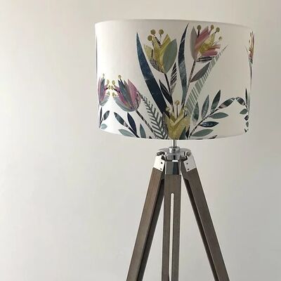 Tulip Flowers Statement Large Lampshade (40cm diameter)- Lamp fitting