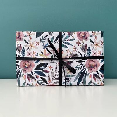 Papel de regalo de lujo - Flores de verano