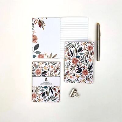 A6 Notebook - Summer Flowers Pattern