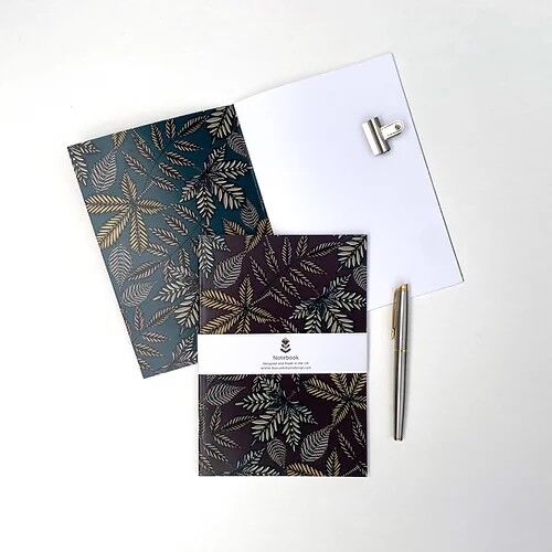 A5-Notizbuch - Waldbodenmuster