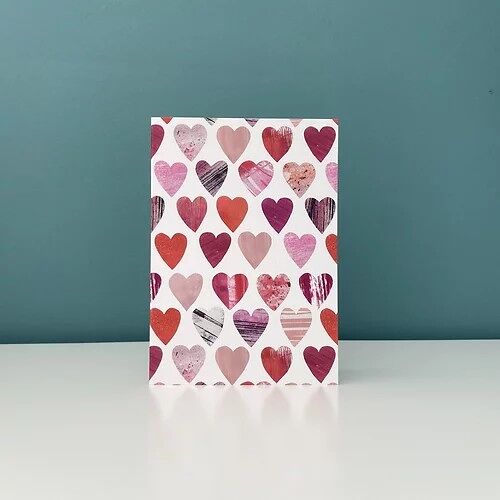 Hearts Greeting Card - 3 pack