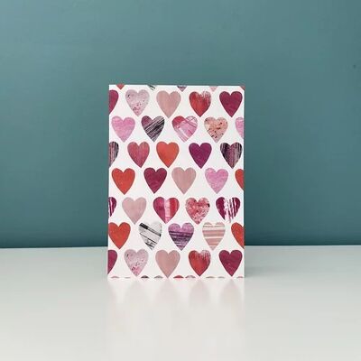 Hearts Greeting Card - 3 pack