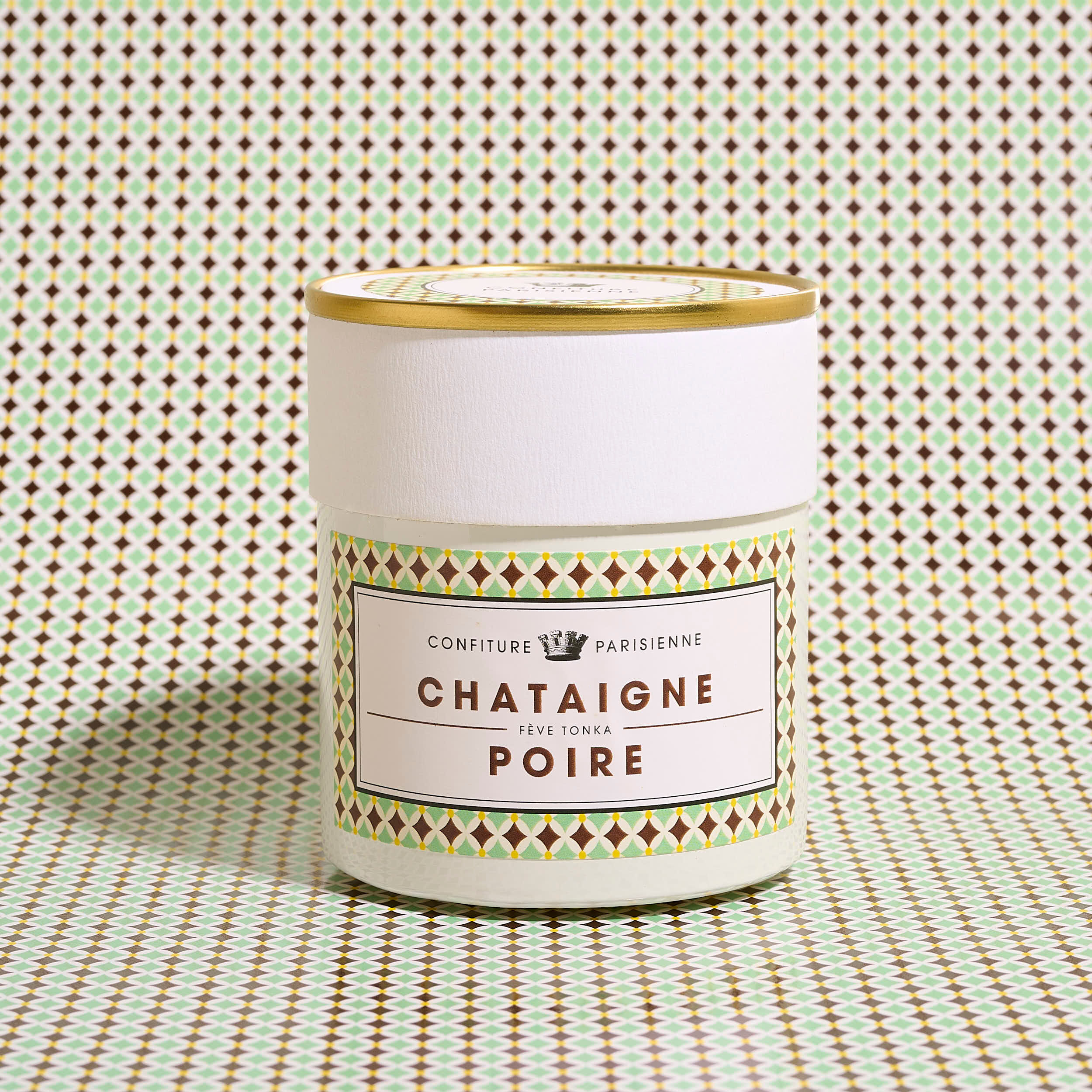 Confiture de Châtaigne poire  et fève tonka