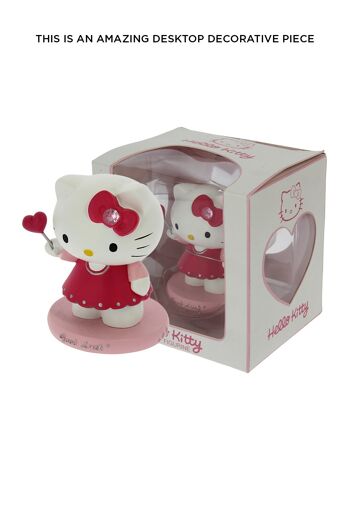 Hello Kitty "Bonne Chance" Figurine en céramique 3