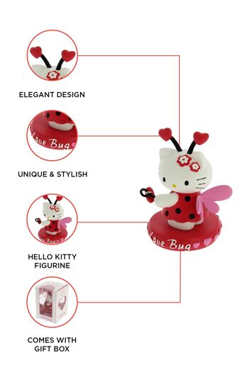 Figurine en céramique Hello Kitty "Lovebug" 4