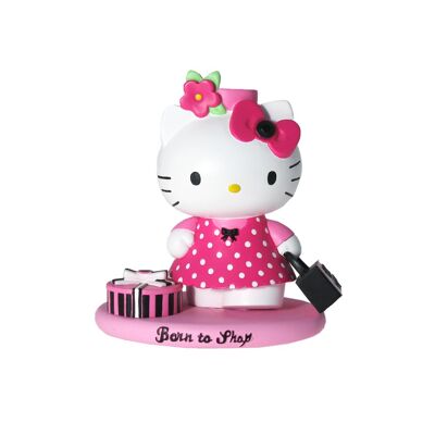 Statuina in ceramica "Born To Shop" di Hello Kitty