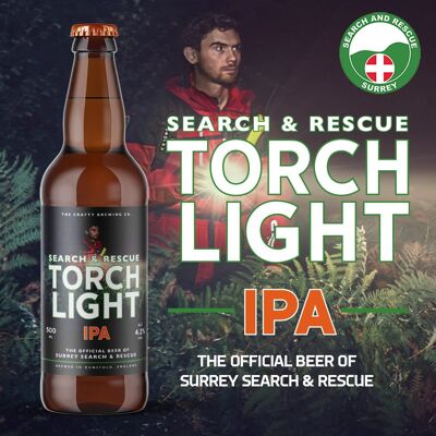 Search and Rescue Torch Light – IPA 4.2% , 12 x 500ml bottles