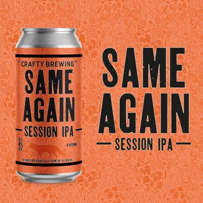 Same Again – Session IPA – 4% , 6 x 440ml Cans