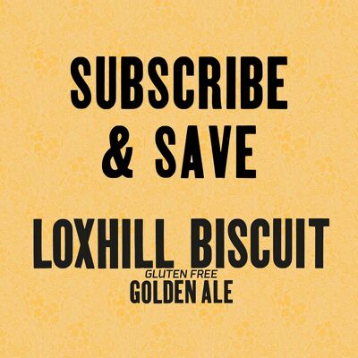 SUBSCRIBE & SAVE £10 – Loxhill Biscuit – Golden Ale 3.6% ,