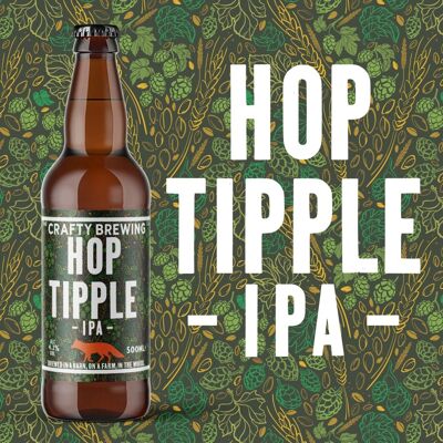 Hop Tipple 500ml Bottles- IPA 4.2% , 6 x 500ml bottles