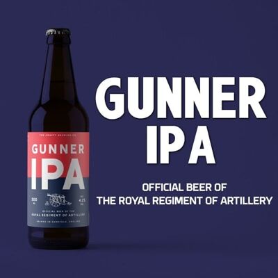 Gunner IPA (4.2%) , 12 x 500ml bottles