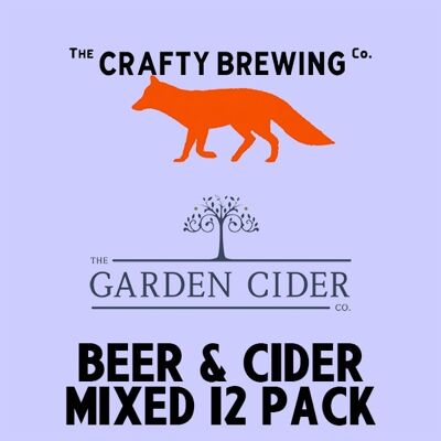 Crafty Brewing & Garden Cider Mixed 12 Pack ,