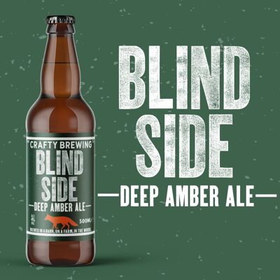 Blind Side Deep Amber Ale 4.0% , 12 x 500ml bottles
