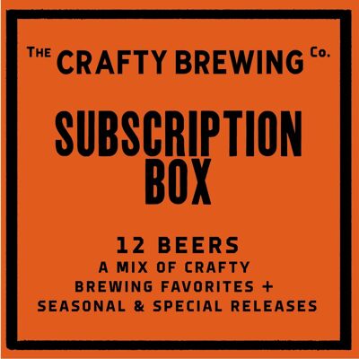 Crafty Brewing Beer Subscription Box ,