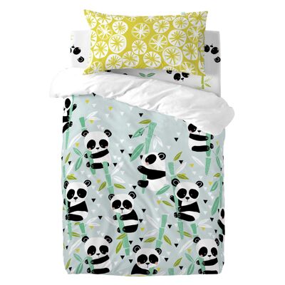 PANDA GARDEN BLUE JUEGO NORDICO 100x135