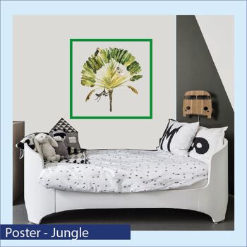 Poster repositionnable - Jungle 1