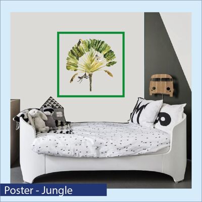 Poster repositionnable - Jungle