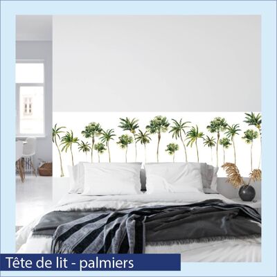 Tête de lit repositionnable - Palmiers