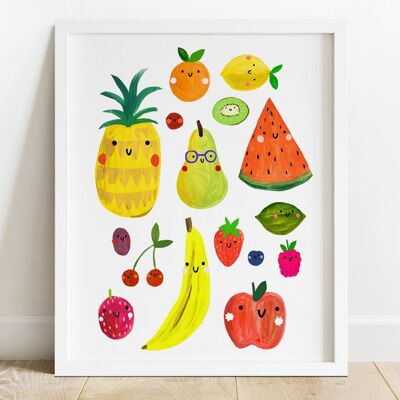 Fruit Print A3