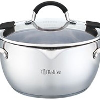 Saucepan TRENTO 2.5 L with lid 20 cm