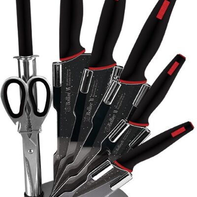 Knife set 8 pcs, non stick