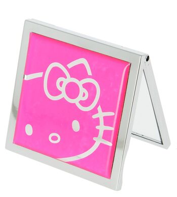 Miroir compact Hello Kitty -Rose rose 5