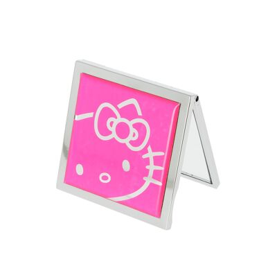 Miroir compact Hello Kitty -Rose rose