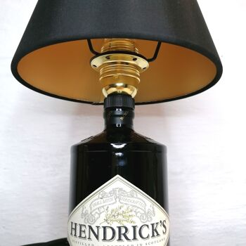 Lampe à bouteille de gin d'Henridick 2